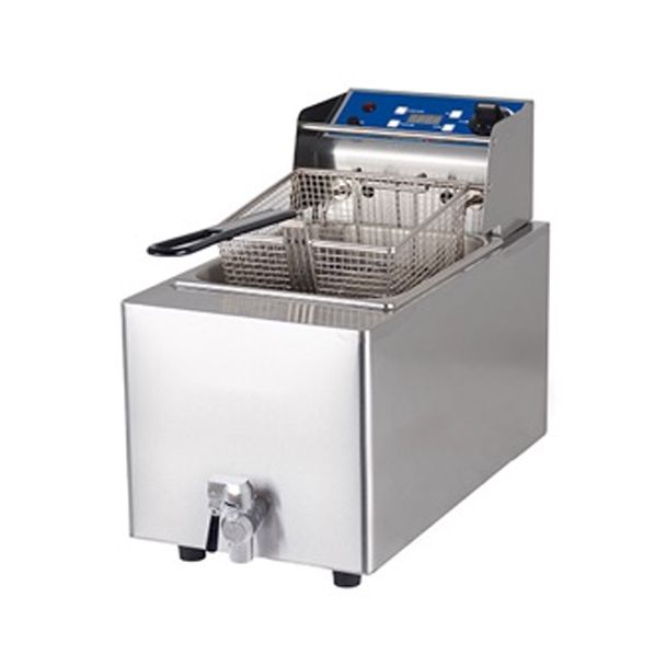 Birko Commercial 8 Litre Single Deep Fryer with Timer Controls [ 1001003 ]