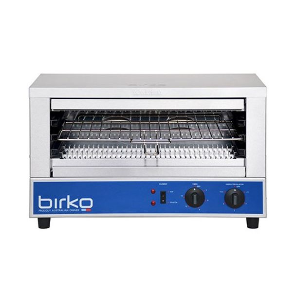 Birko Commercial New Widemouth Toaster Grill Quartz 10 Amp [ 1002001 ]