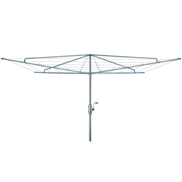 Hills Heritage Rotary Hoist 7 Line Galvanised Clothesline 50m Line Space 4.5m Head [ 100858 ]