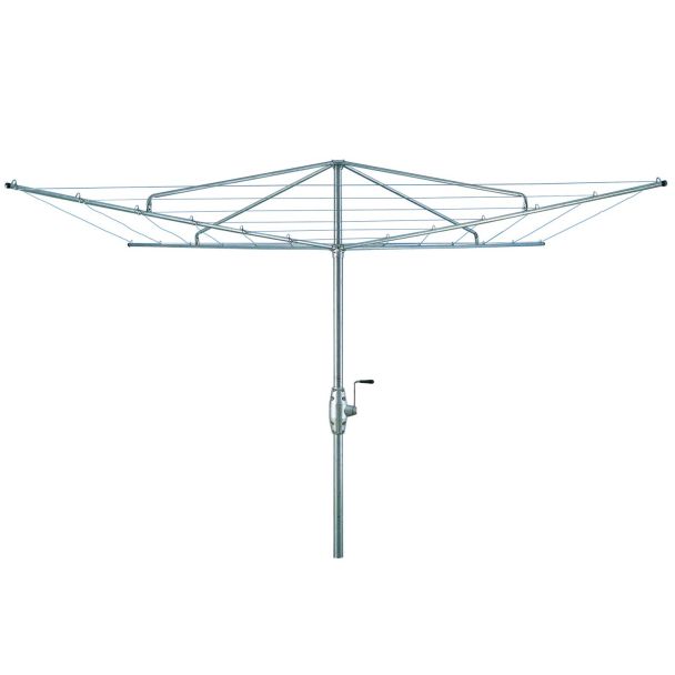 Hills Heritage Rotary Hoist 6 Line Galvanised Clothesline 40m Line Space 4.0m Head [ 100859 ]