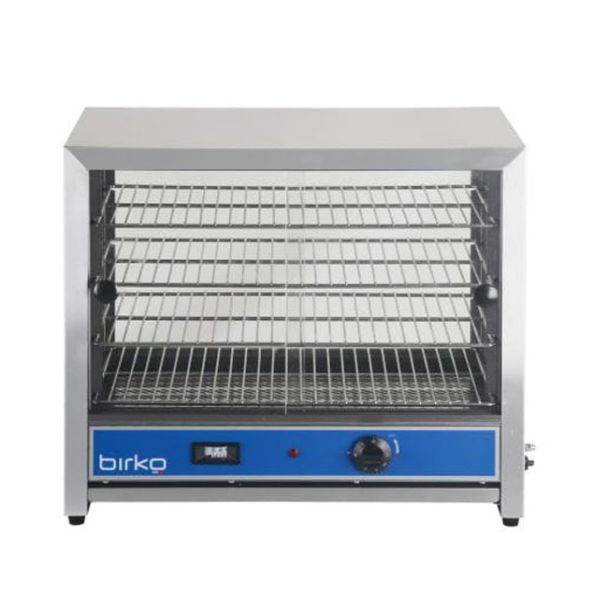 Birko 50 Pie Capacity Pie Warmer Display Case with Glass Doors [ 1040091 ]