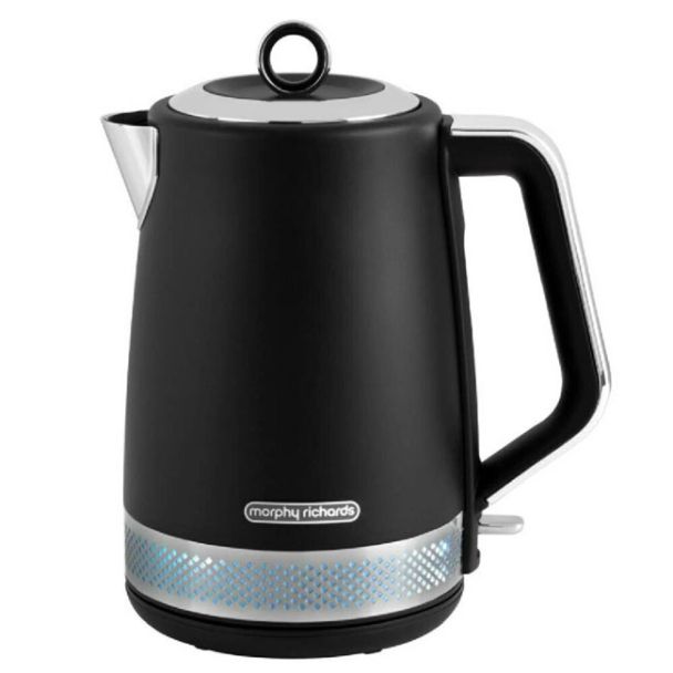 Morphy Richards Illumination 1.7L Jug Kettle in Black [ 108020 ]