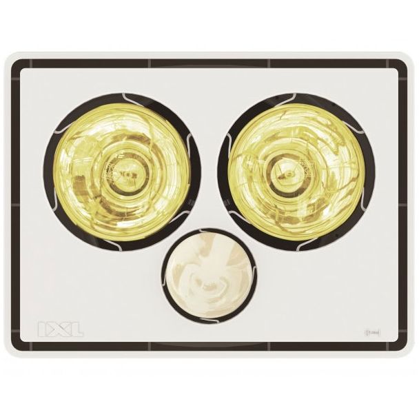 IXL Vivid 2 in 1 Bathroom Tastic with No Fan 2 x 275W Heat Lamps [ 11325 ]