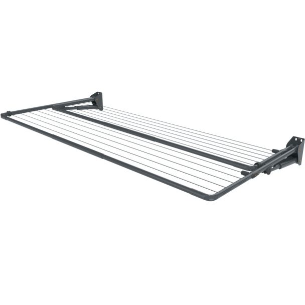 Hills Folding Frame 2.4m Wide Double Clothesline in Monument [ 80150647 ]