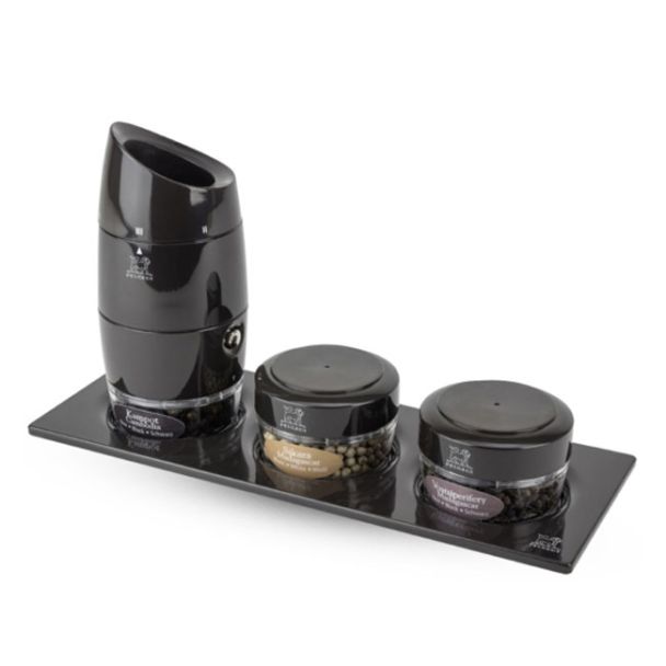 Peugeot Zanzibar u'Select Pepper Bar Set with Pepper Mill & 3 Peppers [ 830100 ]