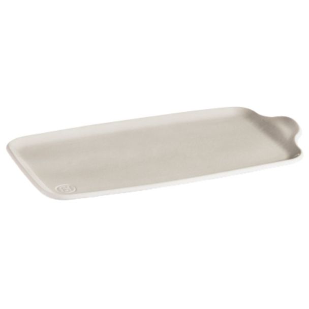 Emile Henry Ceramic Appetizer Platter Large 31.5 x 16cm in Cork / Beige [ 885004 ]