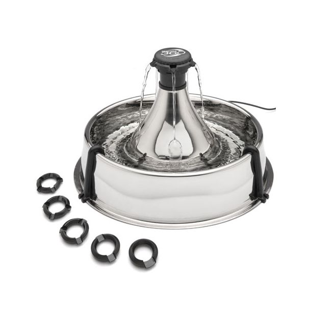 Drinkwell Stainless Steel 360 Pet Drinking Water Fountain [ D360SS-AU-17 ]