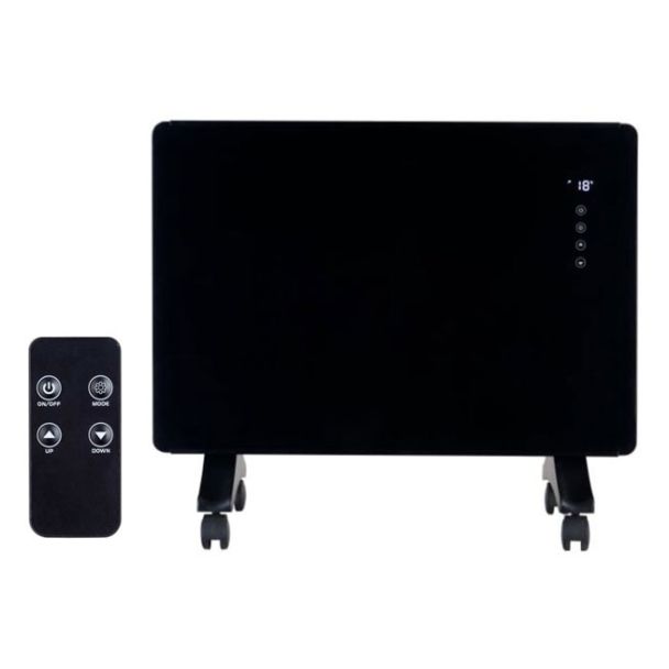 Airo by Rinnai 1000W Black Electric Panel Heater with Timer & Remote [ APH10E ]