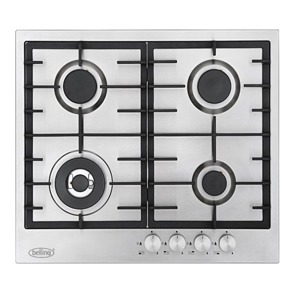Belling 60cm 4 Burner Gas Stainless Steel Cooktop [ BDC604S ]