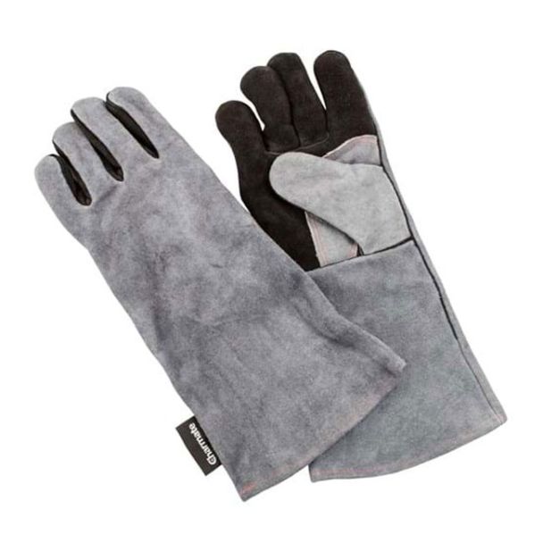 Charmate Heat Resistant Genuine Leather BBQ Protective Gloves [ CMCI1289 ]