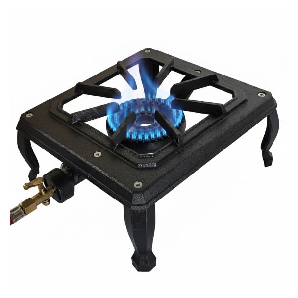 Auscrown Single Cast Iron 1 Burner Turbo Country Cooker 6.9kPa 18mj/hr [ GB01LP69 ]