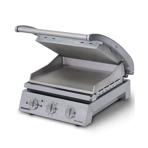 Roband 6 Slice Ribbed Top / Smooth Bottom Plate 2200W Grill Station [ GSA610R ]