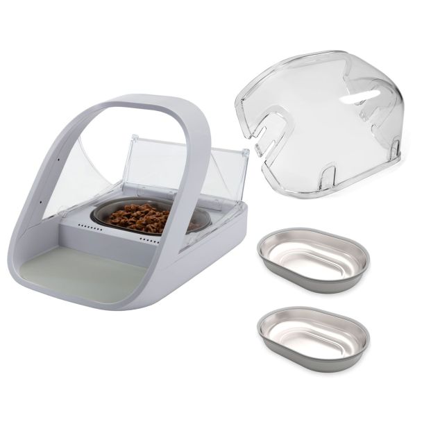 Sure PetCare SureFeed Microchip Pet Feeder Connect + Rear Cover & 2 Metal Bowls [ IMPFWT ]