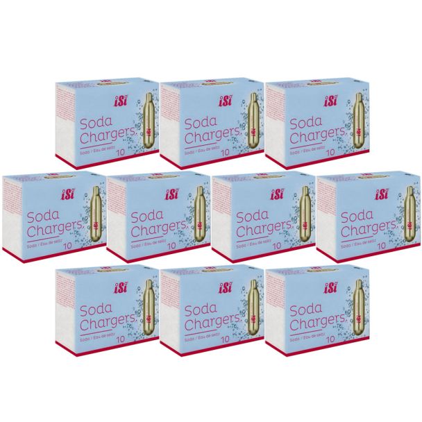 iSi Soda Siphon 8.4 Gram CO2 Charger / Bulb / Cartridge 100 Pack [ ISISODA8GX10 ]