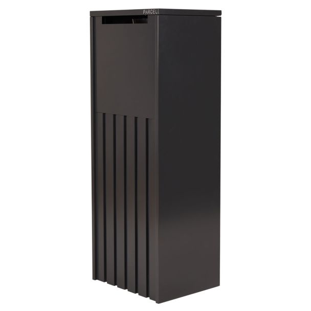 Northcote Pottery Empire Steel Parcel Pillar Letterbox in Grey with Combination Lock [ LB2505-GY ]