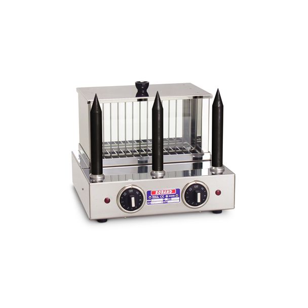 Roband Hot Dog Unit & Bun Warmer with 3 Teflon Coated Spikes [ M3T ]