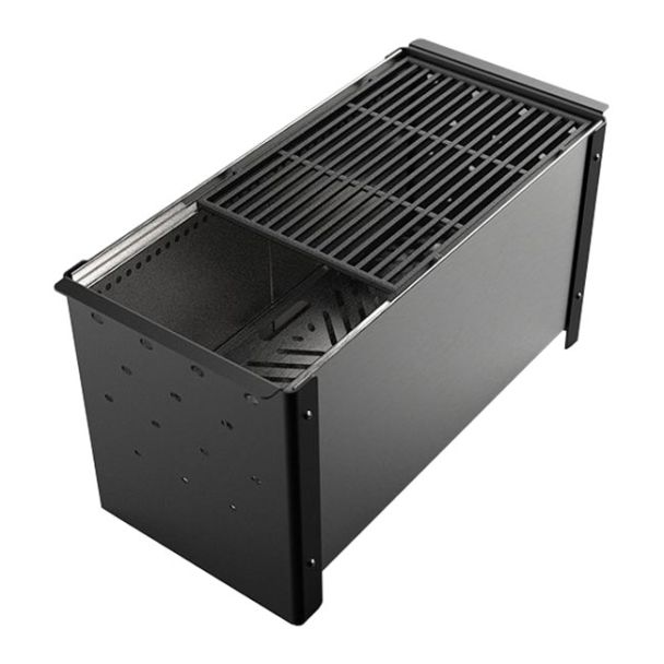 Masport Mawson Linear Dual Wall Fire Pit with Cast Iron Grill & Waterproof Cover [ MMLFP ]