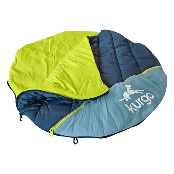 Kurgo Pup Sack 102cm Dog Sleeping Bag in Blue/Yellow [ POG30-17660 ]