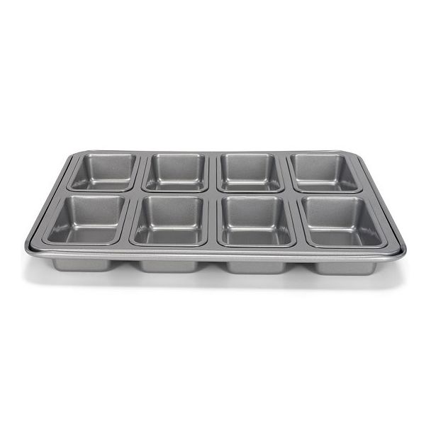 Patisse Silver-Top 8 Cup Non-Stick Mini Loaf Pan [ PT03515 ]