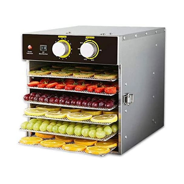 Commercial 6 Tray Food Dehydrator in Stainless Steel [ ST04 ]